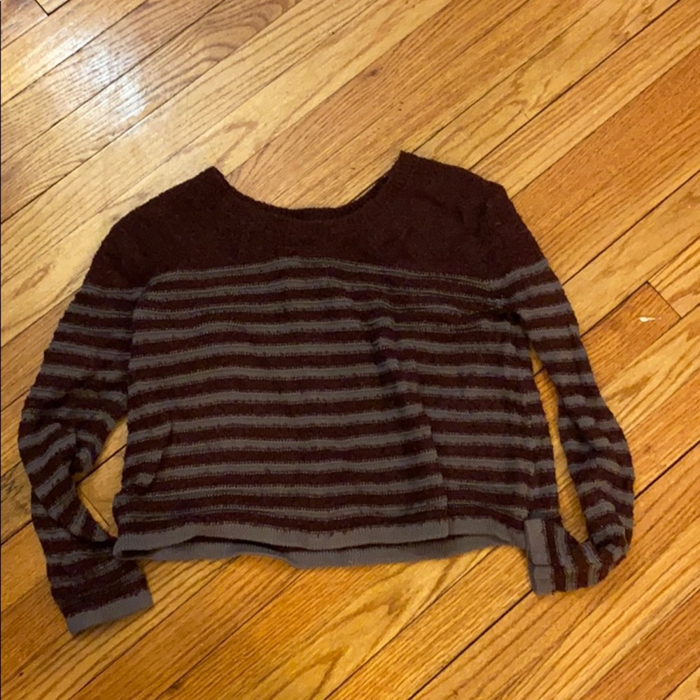 Red striped sweater